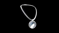 Blank Chain with Round Medallion