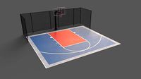 PBR Modular Outdoor Basketball Court B