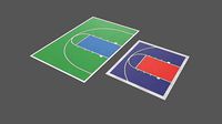 PBR Mini Basketball Court Floor
