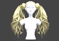 Wavy Blond Hairstyle