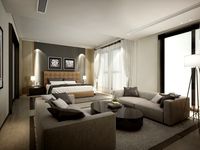 Simple bedroom 3D Model
