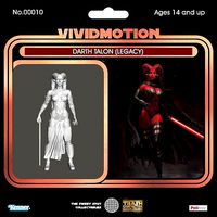 Darth Talon Vintage Star Wars custom action figure Kenner 100mm | 3D