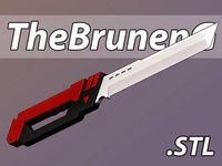 Nekomiya Mana Zenless Zone Zero ZZZ cosplay sword | 3D