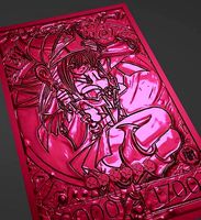 Dark Magician Girl Art-card-Yugioh | 3D