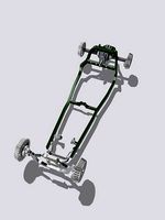 MCS Speedster Chassis N Suspension N brakes N Steering | 3D