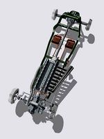 MCS Speedster Blown Straight 8 Engine N Driveline | 3D