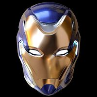 Ironman Mark 49 Rescue Helmet 3D Print Model with Inner Detail | 3D