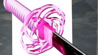 Pink Rose Katana 4K