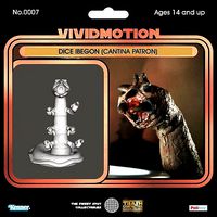 Dice Ibegon vintage Star Wars custom action figure Kenner 100mm | 3D