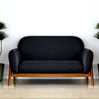Artificial leather sofa for two