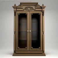 Antique Display Cabinet 3D Model