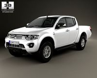 Mitsubishi L200 Triton Double Cab HPE 2014 3D Model