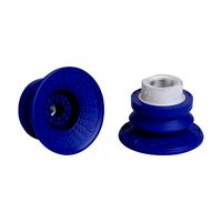 Bellows suction cup (round) for very dynamic handling of smooth and oily workpieces