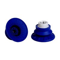 Bellows suction cup (round) for very dynamic handling of smooth and oily workpieces