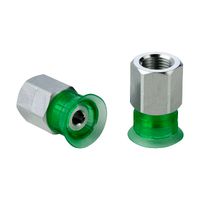 Flat suction cup (round) for dynamic handling of cardboard and rigid packaging