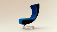 Modern Lounge Chair Design 3D Model