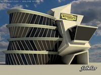 Modern gym 3D Model
