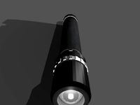 LowPoly Flashlight 3D Model