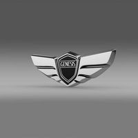 Genesis logo 3D Model