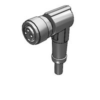 M8 FEMALE R/A SINGLE ENDED CABLE ASSY