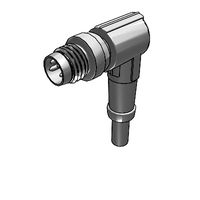 M8 MALE R/A SINGLE ENDED CABLE ASSY