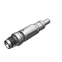M8 MALE STRAIGHT SINGLE ENDED CABLE ASSY