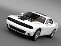 Dodge Challenger RT LC 2015 3D Model