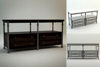 Patrons Console Stanley Furniture 3D Model