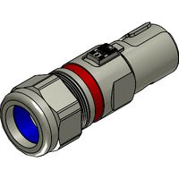 Heavy-current cable butting connector