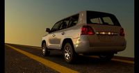 Toyota land cruiser 200 3D Model