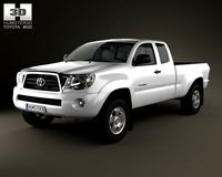 Toyota Tacoma Access Cab 2011 3D Model