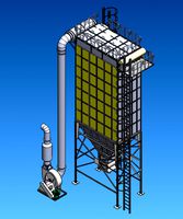 Bag filter 112 bags pulse bag filter