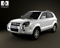 Hyundai Tucson 2006 3D Model