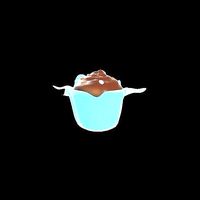 muffin nutella