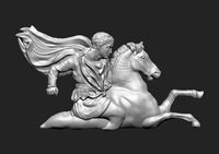 Relief of a roman warrior