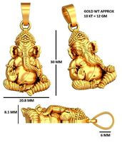 Ganpati Pendant | 3D
