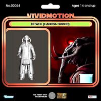 Ketwol Melas Star Wars custom action figure Kenner 100mm | 3D