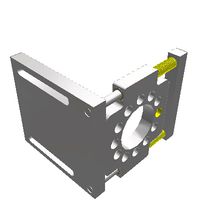 Spring-loaded arms and linear equilization shaft encoder holder