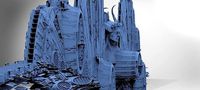 Sci-Fi City dystopia Tech city Kit bash