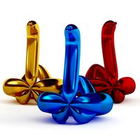 balloon swan sculpture