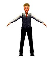 Cartoon High Poly Subdivision Avatar 022