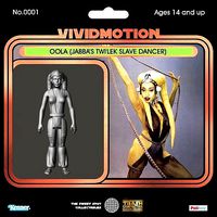 OOLA VINTAGE CUSTOM STAR WARS ACTION FIGURE JABBAS  DANCER 5POA | 3D