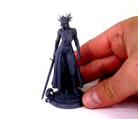 Mouna elf -Tiefling 75mm scale | 3D