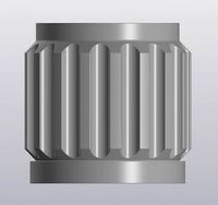 Ribbed planter | 3D