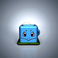 Squirtle Pot Flower- Pokemon | 3D
