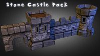 Medieval Castle Pack 3D Model