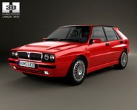 Lancia Delta Integrale 1992 3D Model