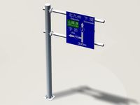 Roadsign 3D Model