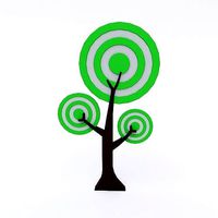 Cartoon tree 3d model