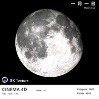 Realistic planet moon